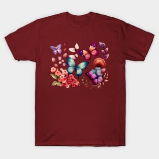 Retro Butterflies 5.0 T-Shirt